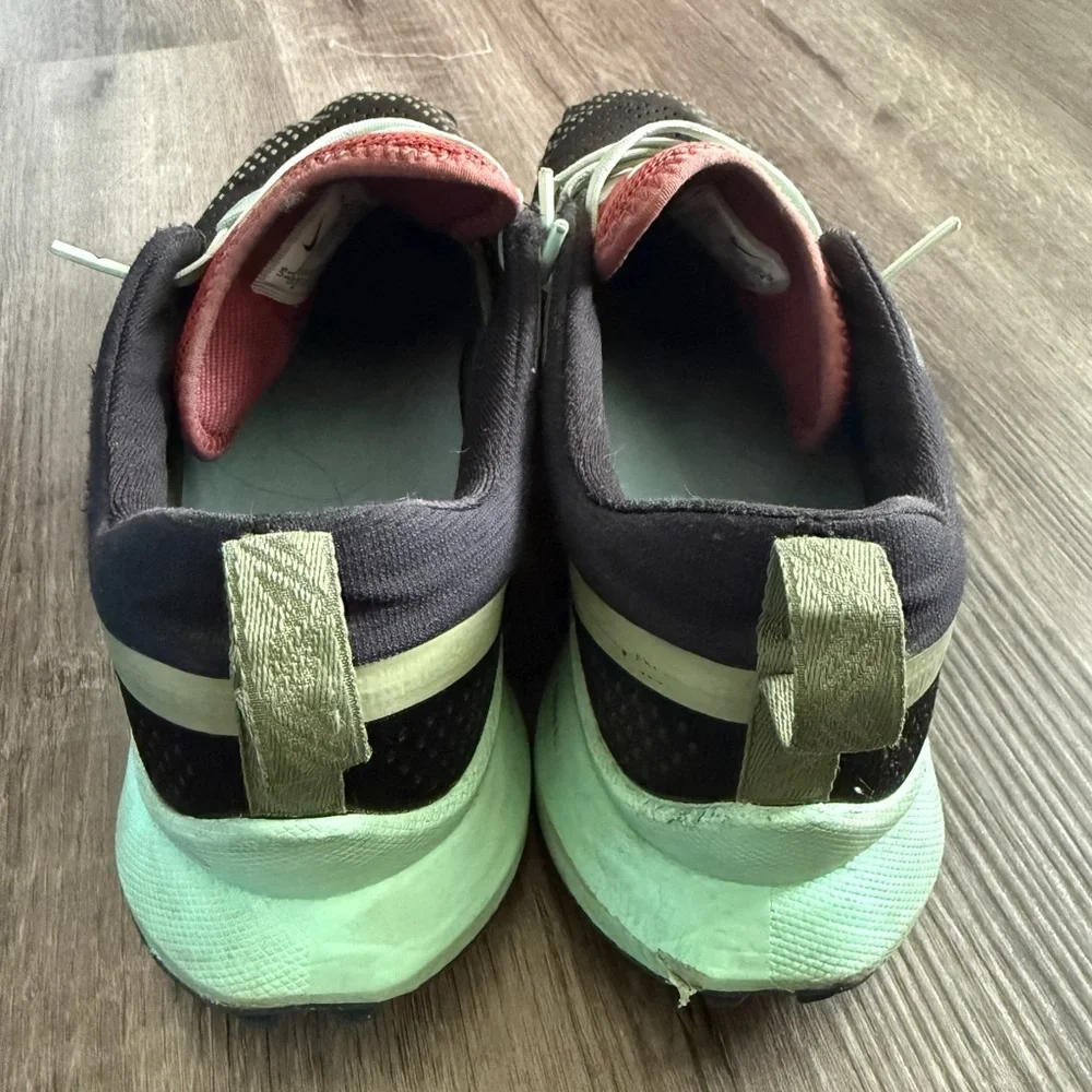 Nike React Pegasus Trail 4 Men’s Size 11 – Black Mint Foam Trail Running Shoes - Picture 3 of 8